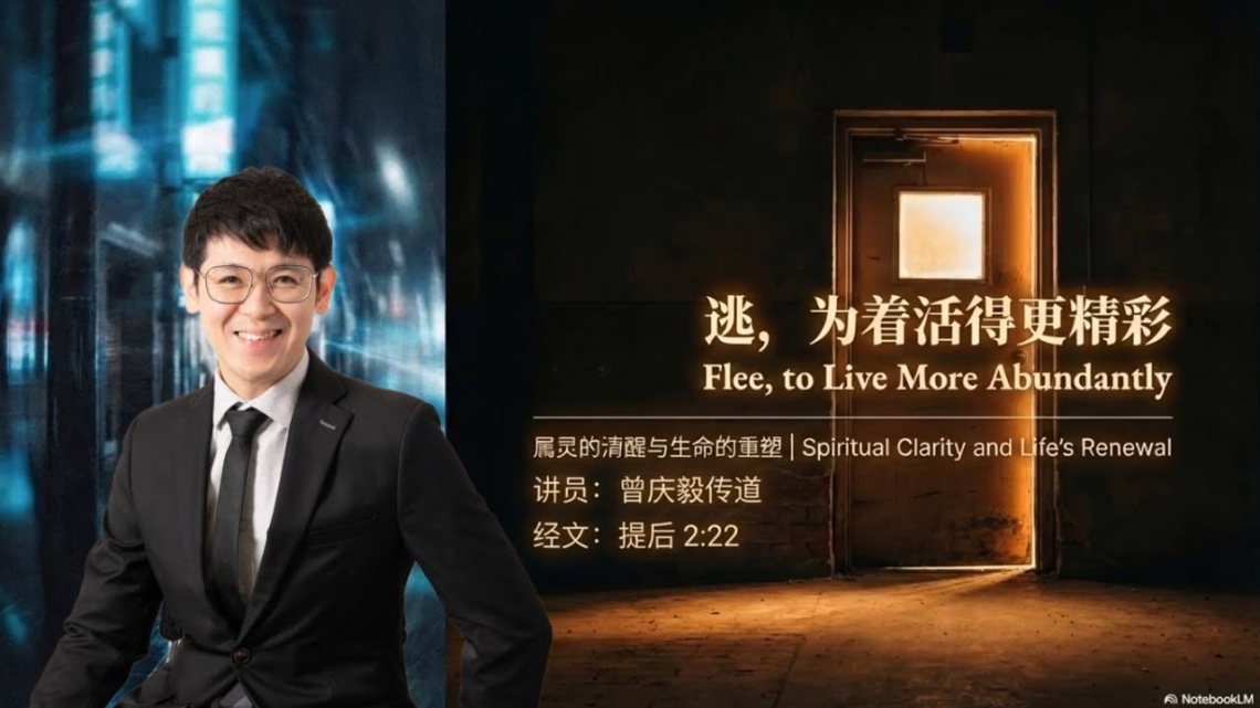 逃，为着活得更精彩 | 曾庆毅传道