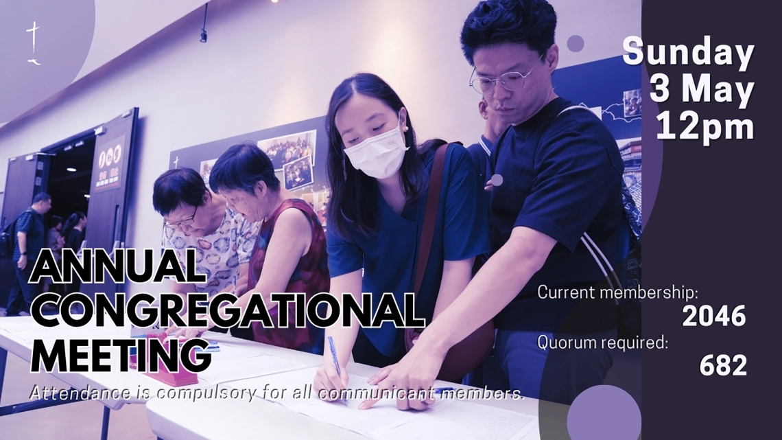 ANNUAL CONGREGATIONAL MEETING (ACM) 2026